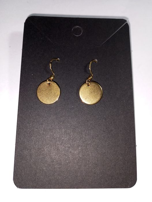 Set cercei și colier otel inoxidabil placat cu aur