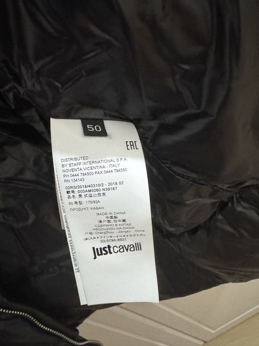 Vand geaca puf JUST CAVALLI Originală M
