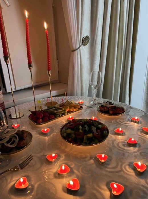 Чайные свечи романтические