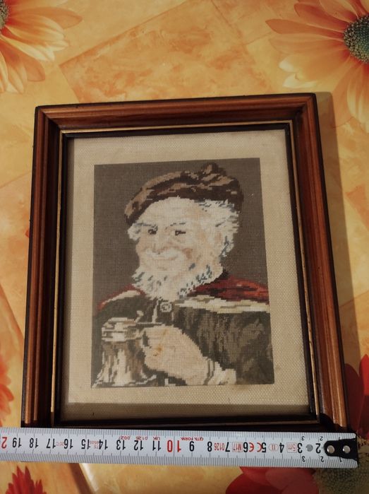 Гоблен  старец с халба