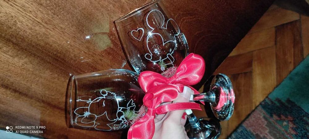 Ръчно гравирани чаши