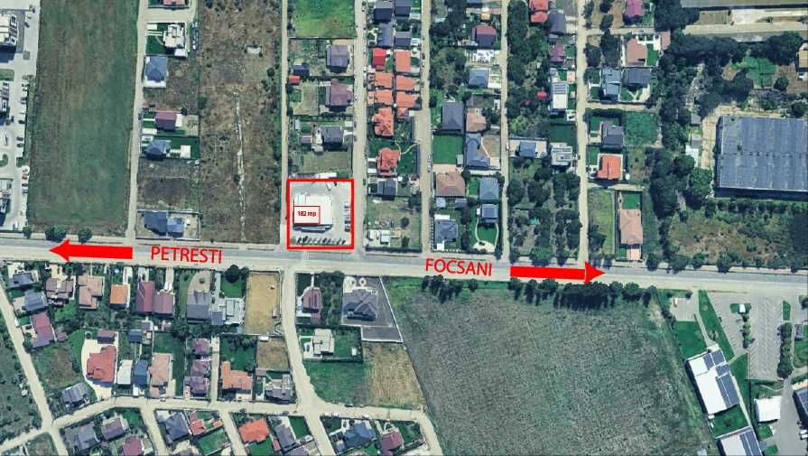 Inchiriere spatiu comercial Focsani spre Petresti