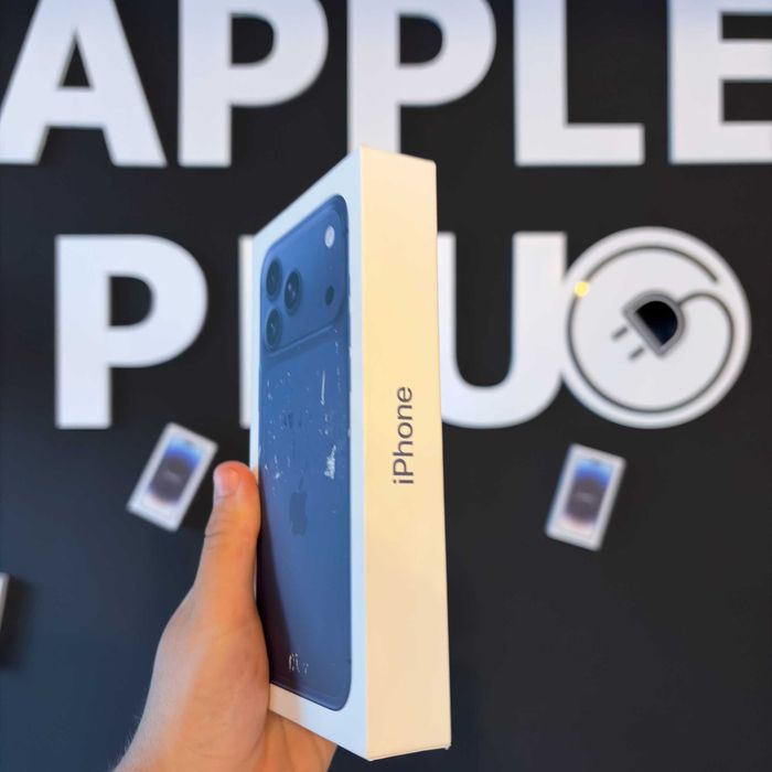iPhone 17 Pro Max 256Gb Deep Blue Nou/Sigilat + 24 Luni Garanție / Apple Plug