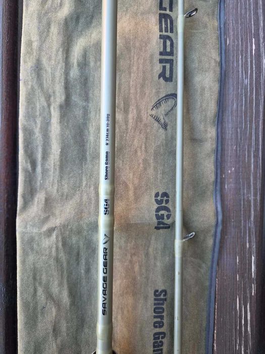 Комплект въдица и макара за щука и бяла риба. Savage gear SG4 SG8