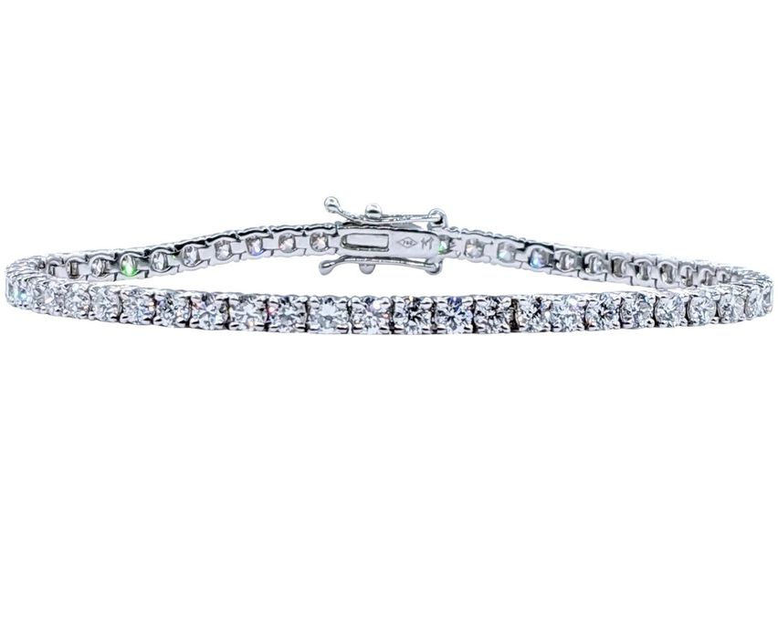Bratara Tennis Diamante Naturale 5 Ct Claritate SI1 culoare F Certif