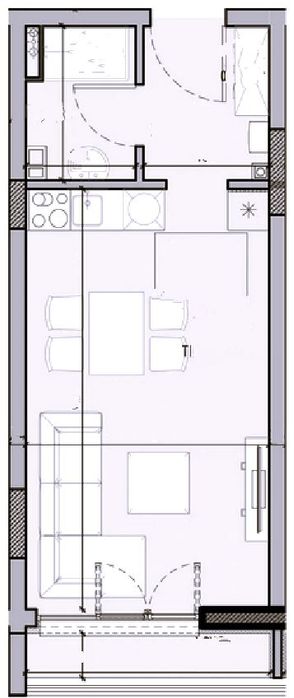 Продава се Едностаен апартамент в София, Малинова долина - 43 кв.м за 1907 €/кв.м - Снимка #1