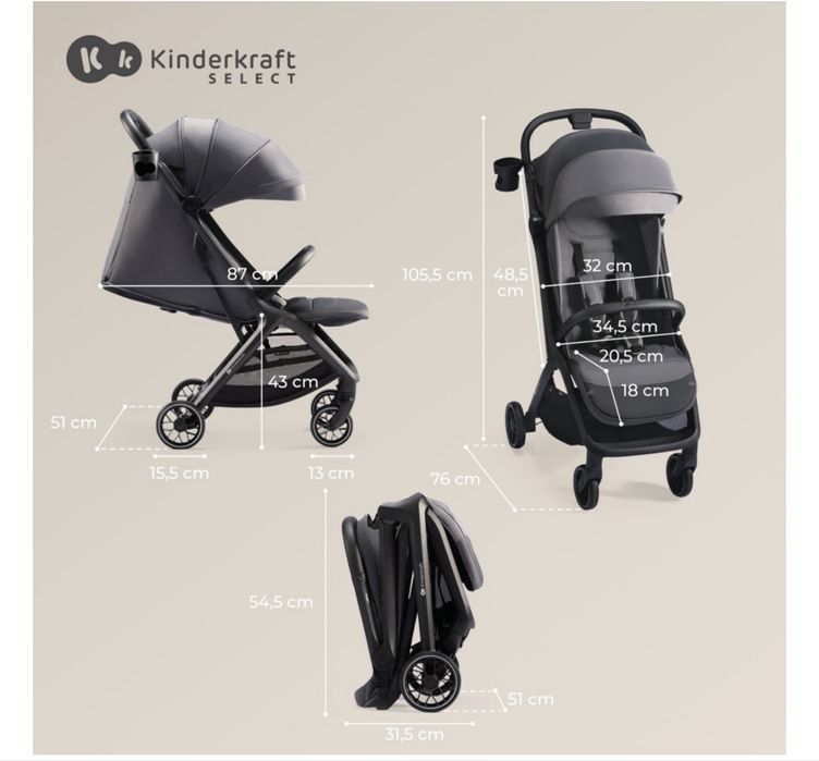 Прогулочная коляска Kinderkraft nubi2