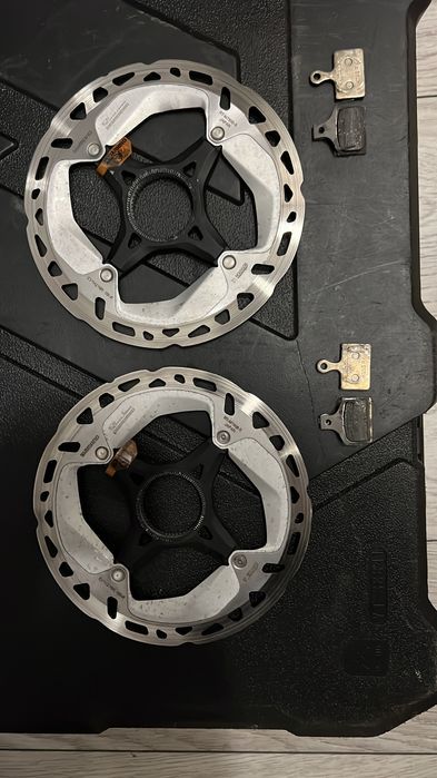 Set diacuri placute Shimano 160mm