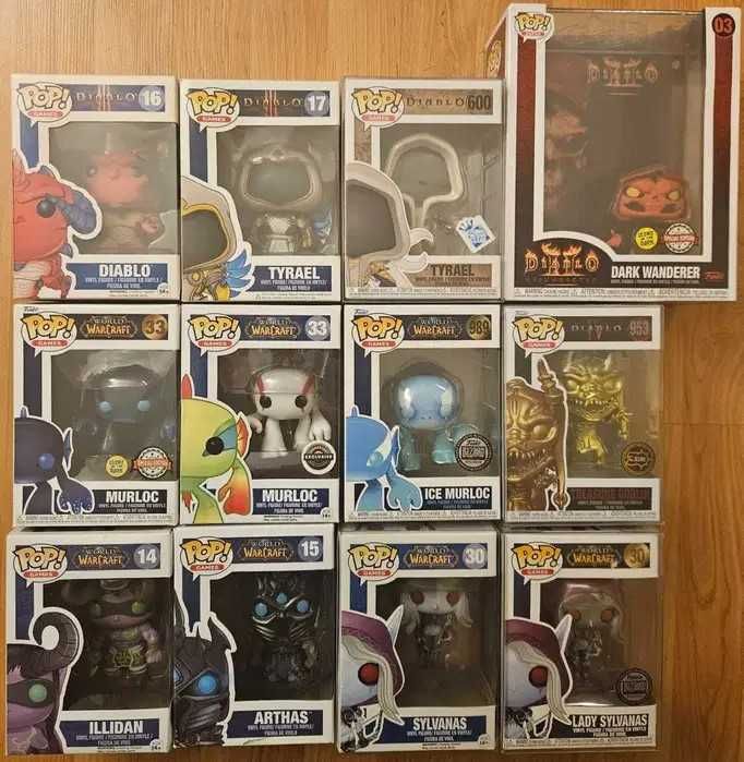 Games Funko pop - Blizzard, Witcher, Assassin's Creed, God of War и др