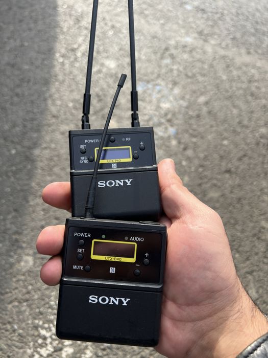 Kit Lavaliera/microfon Sony UTX-B40 URX-P40 interviuri/podcast/etc