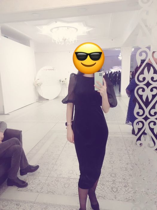 Бархатное платье