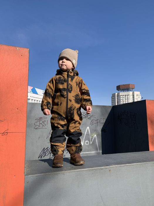 Демисезонный комбинезон софтшелл name it, размер 86 + 6