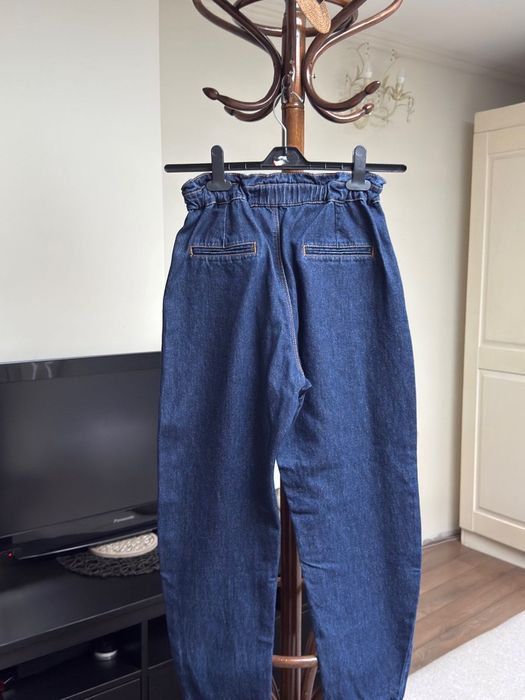 Дънки Zara, s размер, тъмносин деним