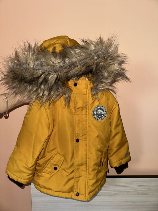 Детско яке размер 80 цвят горчица