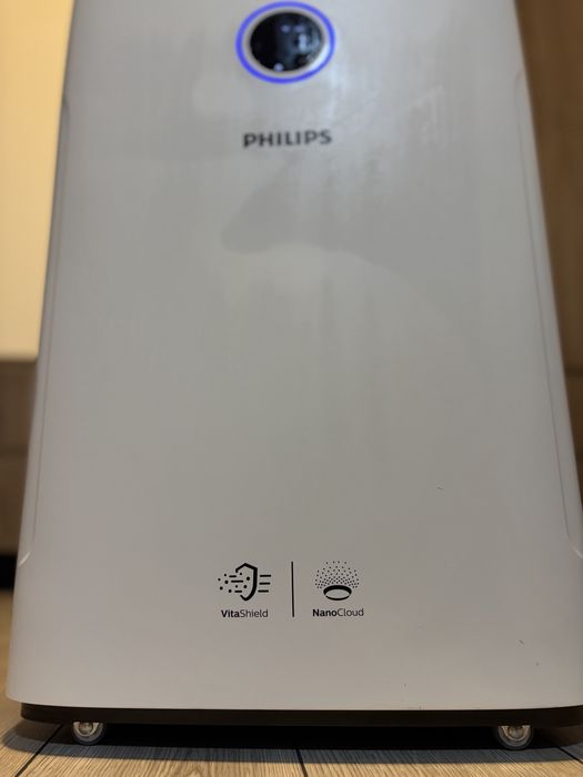 Purificator aer PHILIPS AC2729/50, 4 trepte viteza, Hepa, Umidificare, alb-negru