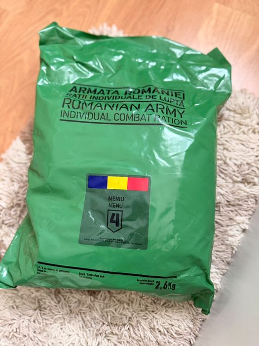 Ril MEAL MRE  Armata
Meniu 4
Trimit in Tara prin olx fan curier