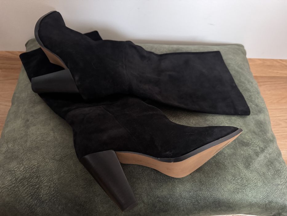 Cizme de dama din piele intoarsa