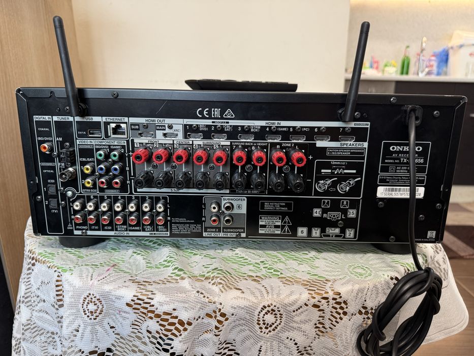 Onkyo TX-NR656 Bluetooth Wi-Fi дистанционно