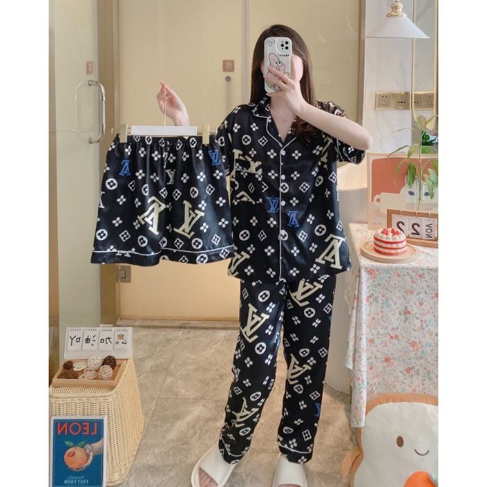 Атласная пижама 3 в 1