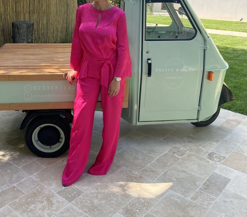 Costum matase marimea S