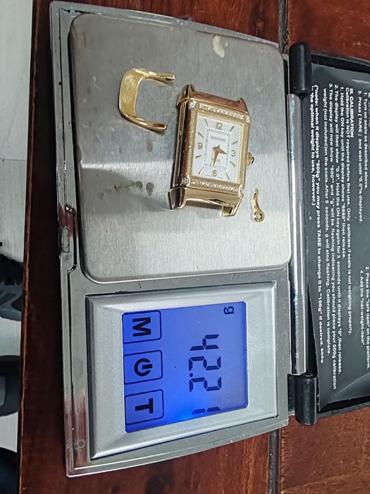 Ceas Jaeger LeCoultre Reverso Aur 18k  Diamante