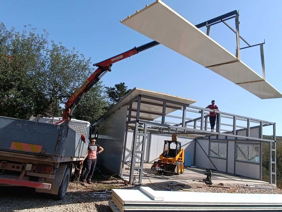 Услуги самосвал с кран, доставка на инертни материали !