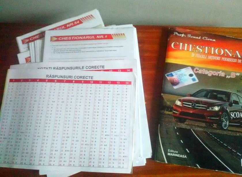 Chestionare auto cat.B
