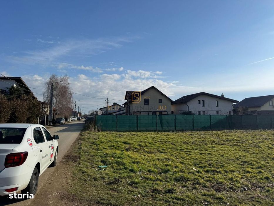 Lot de teren de vanzare, Comuna Berceni, 300 mp, locatie excelenta