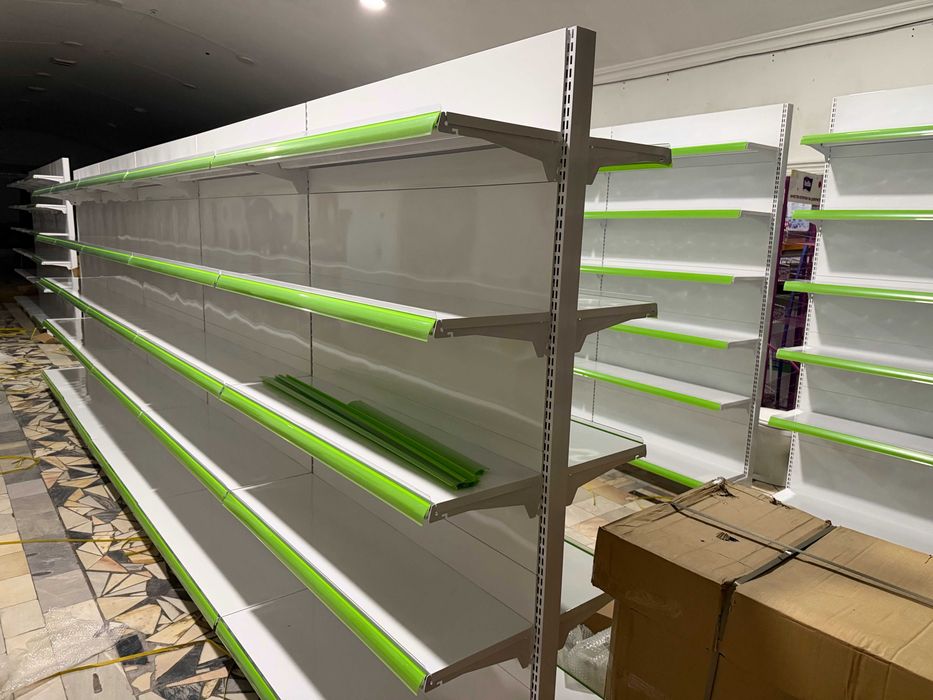 Oziq-ovqat do'kon uchun stellajlar | Стеллажи для продуктовый магазина