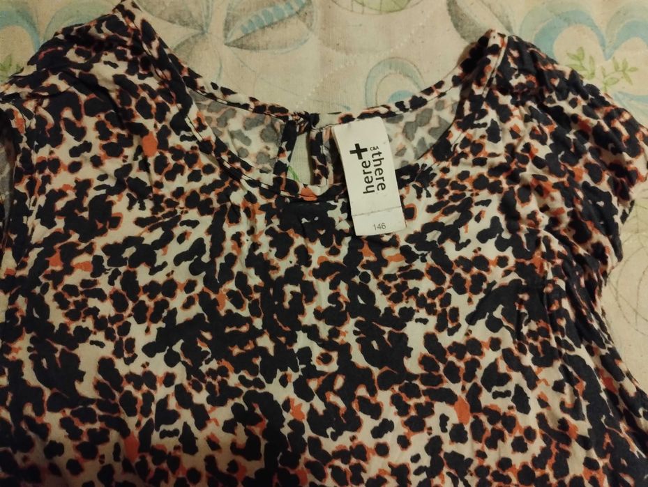 Лятна рокличка за момиче, 9 -11 г., р. 146 см, приятна и лека материя.