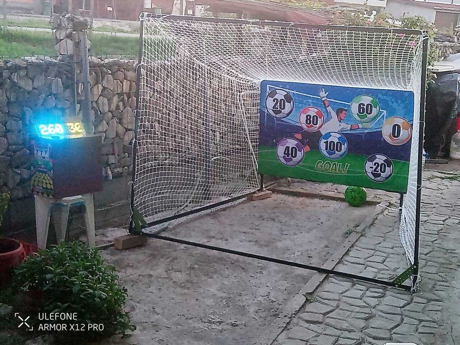 футболен атракцион „Football-Tech-Target“ – готов за бизнес футболна врата