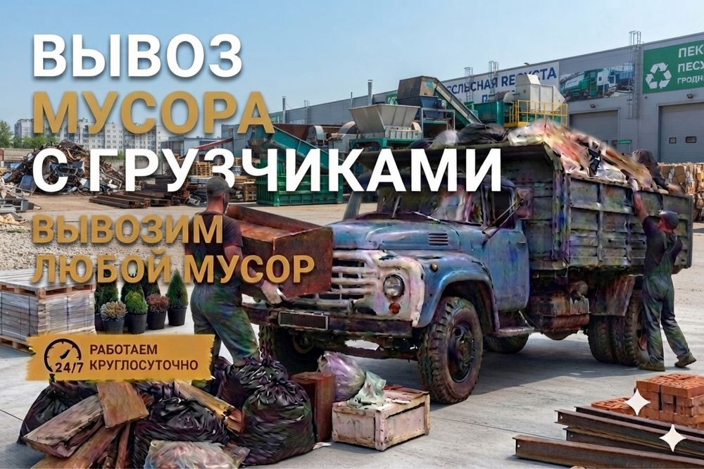 Вывоз мусора| Грузоперевозки| С Грузчиками