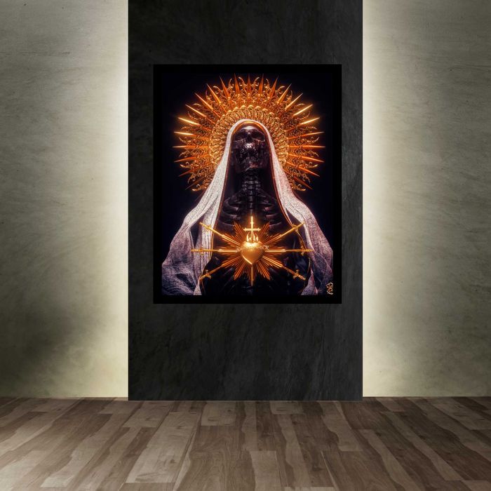 Печать на холстах и акриле.