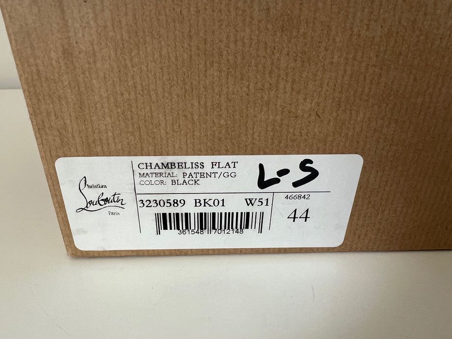 Pantofi Christian Louboutin Chambeliss Flat marimea 44