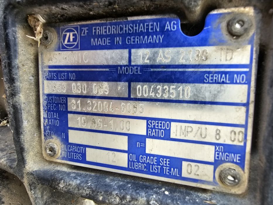 cutii de viteza Zf /lmotor Man 260