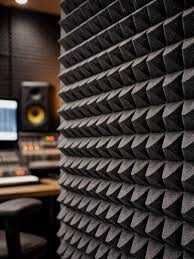 Акустические поролоны для студий, кинотеатра. Изоляция эха шума звука