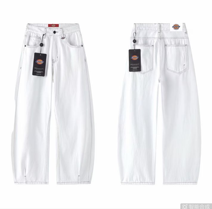 Белые джинсы Dickies