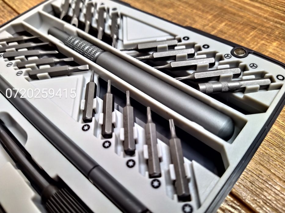 Surubelnita de Precizie Magnetice, HBM, cu biti, 26 piese