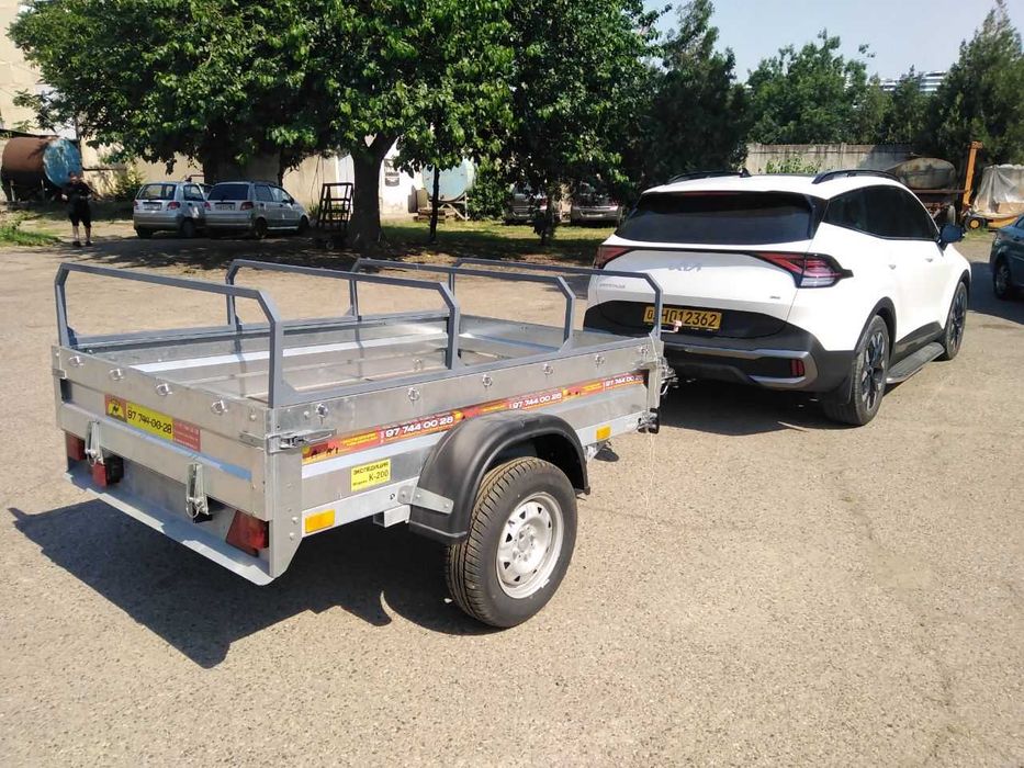 Российский прицеп, арава, тележка, treiler, prisep, tirkama К250.