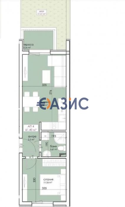 Продава се Двустаен апартамент в Созопол - 61 кв.м за 861 €/кв.м - Снимка #4