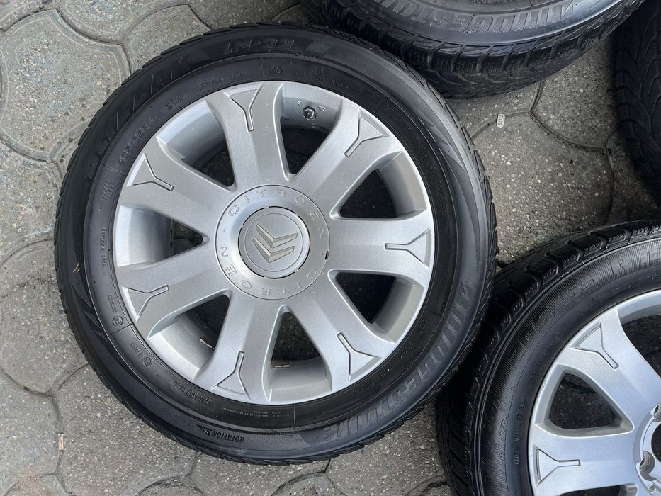 Jante aliaj 4x108mm, anvelope 205/55 R16, Citroen C3, C4, Xsara Picasso, Etc