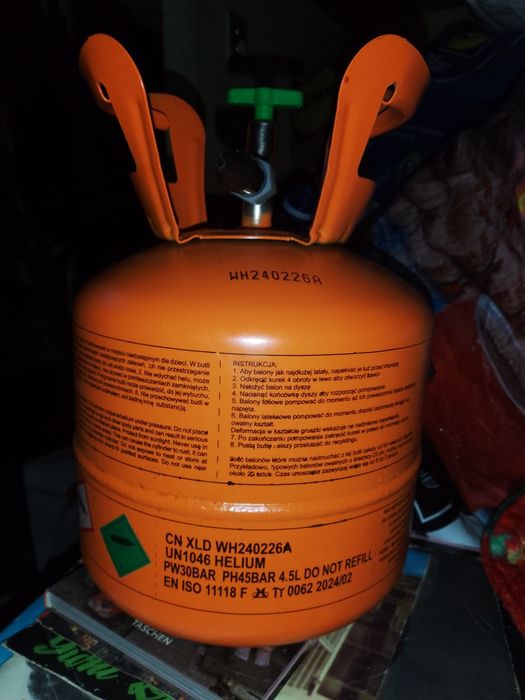 Vând butelie cu heliu ptr baloane