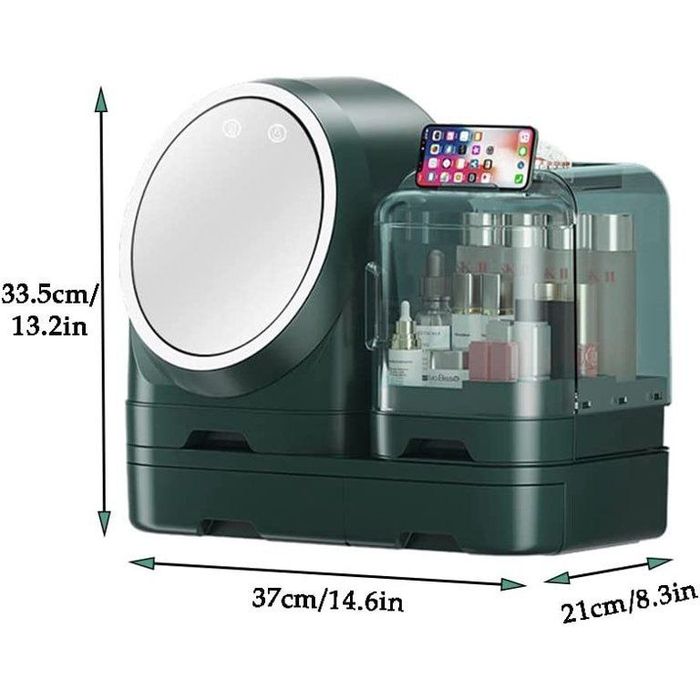 Вращающийся органайзер для макияжа.