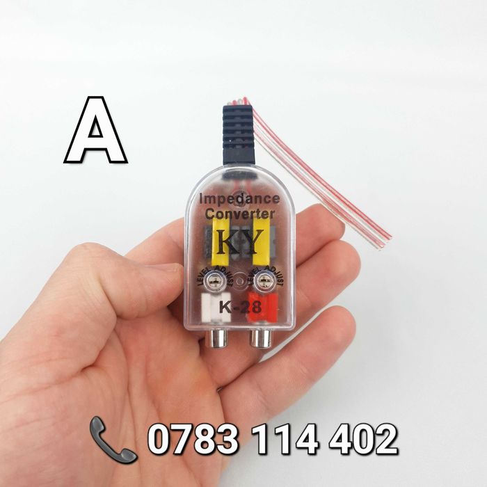 Accesorii pt de Tub Bass-Subwoofer-Filtru HI LOW-Siguranta-Cabluri RCA