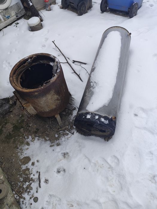 Boiler pe lemne  cazan de baie