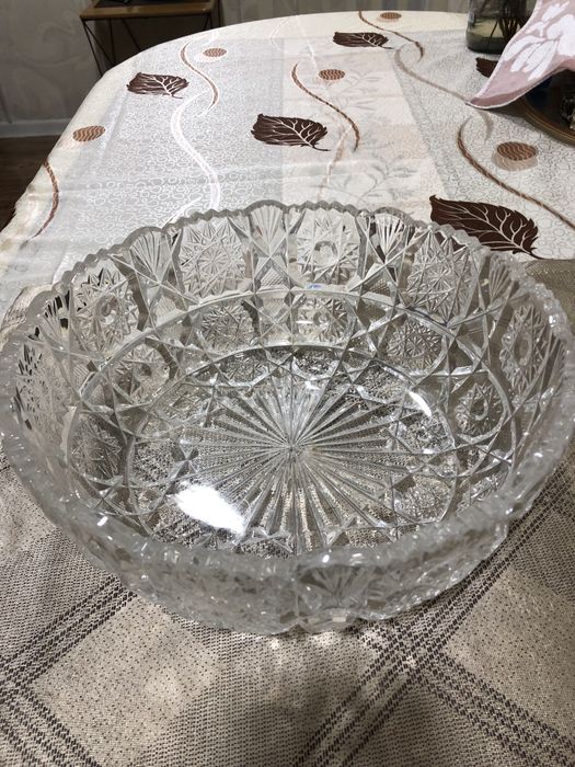 Хрустальные Вазы для фруктов и для цветов