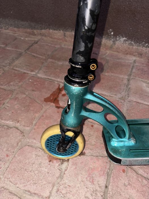 Trotineta freestyle MGP Origin Team Turquoise Mint cu roti honeycore