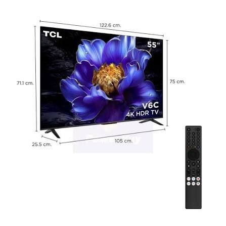 Tcl 55v6c/ 4k uhd/Dolby audio/AipQ processor/Прошивка + Доставка