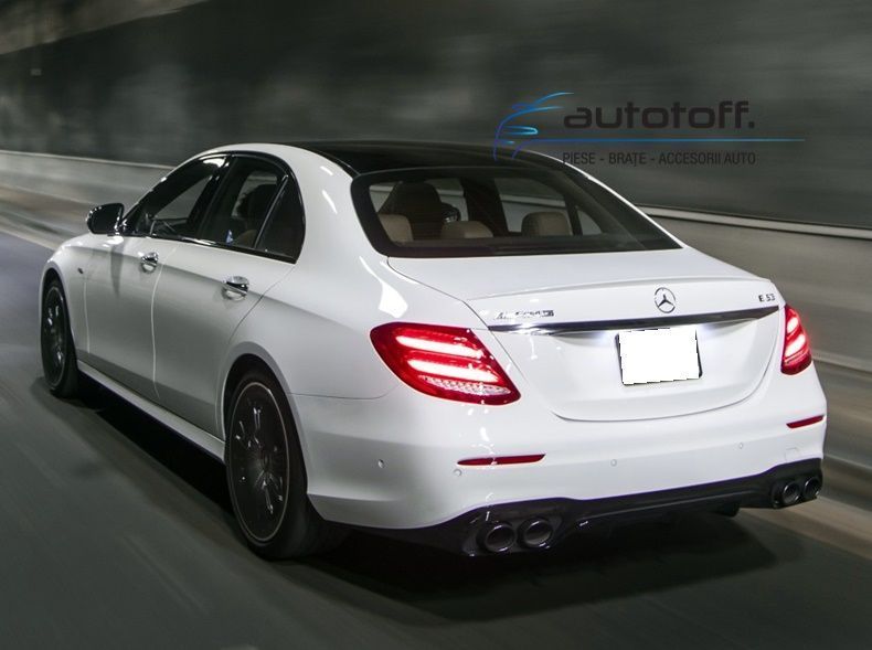 Difuzor bara spate Mercedes W213 E-Class (2016+) E53 Design Full Black
