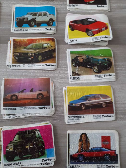 Картинки от дъвки Турбо, Турбо Спорт, Турбо Супер